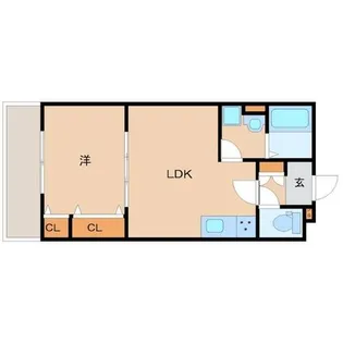 クリエオーレ神田中通3【3階】の間取り