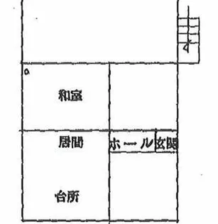 たかしなコーポ【1号室】の間取り