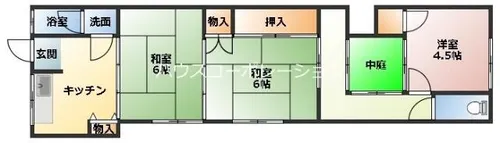 兵庫県尼崎市西難波町3丁目【一戸建】の間取り