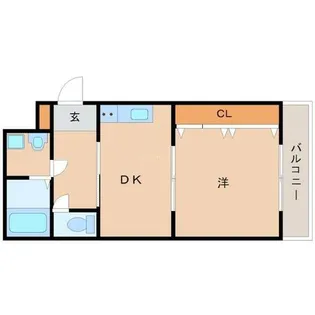 プロスパー尼崎【5階】の間取り