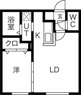ALPHA南10条【4階】の間取り