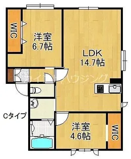 リヴェルテ【2階】の間取り