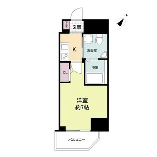 セレニテ神戸元町クレア【3階】の間取り
