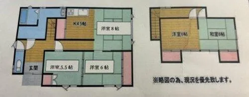 北海道伊達市西浜町【一戸建】の間取り