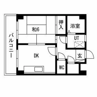 第16オーシャンプラザ【3階】の間取り