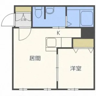 ミュンヘン大橋弐番館【2階】の間取り