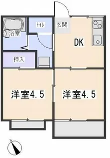 プリムローズ21【2階】の間取り