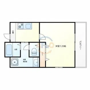 TOYOTOMI STAY PREMIUM 天王寺公園南I【4階】の間取り