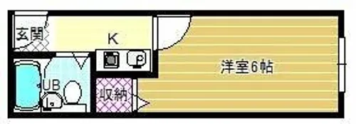 コンフォート本町【2階】の間取り