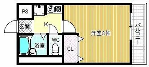 シーダ・ヒル【3階】の間取り