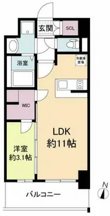 リヴェント福島野田【5階】の間取り