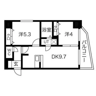 サンジュリオ中島公園【2階】の間取り
