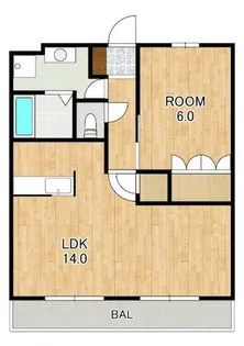 フォレスターアオエ【2階】の間取り