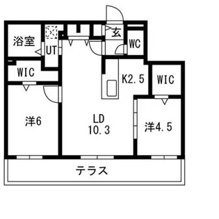 RITZ GRANDE 八軒【2階】の間取り