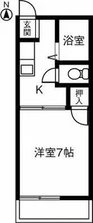 コーポユニオン【1階】の間取り