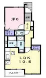 ベリンジェラの杜【1階】の間取り
