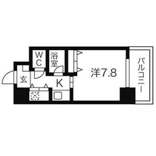 AXIS桜通内山【6階】の間取り