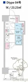 BPRレジデンス新梅田【10階】の間取り