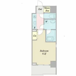 レジデンスSUN.K【8階】の間取り