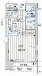 プレサンス新栄デコール【5階】の間取り