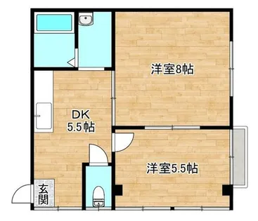 第一ホワイトマンション【2階】の間取り