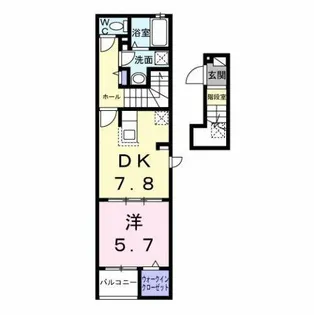 バーミィ ベル【2階】の間取り