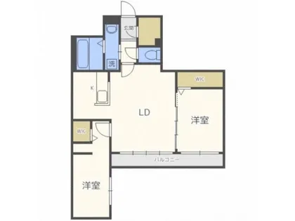 ミュンヘンスクエアⅠ番館【2階】の間取り