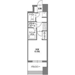 インプルーブ鶴舞【14階】の間取り