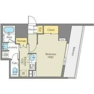 CORNES HOUSE NAGOYA【11階】の間取り