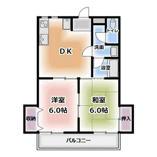 シェモア師勝【202号室】の間取り