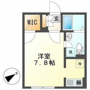 Branche葵【504号室】の間取り