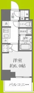 クレストコート靱公園 THE CLASS【12階】の間取り