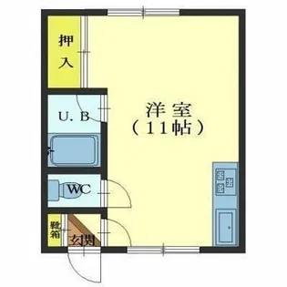 ハーバーライフみなと【207号室】の間取り