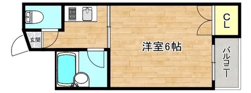 グリーンブリッジB棟【4階】の間取り