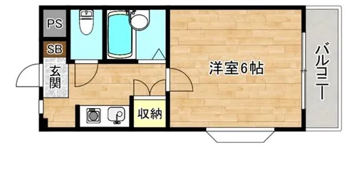 グリーングラス【1階】の間取り