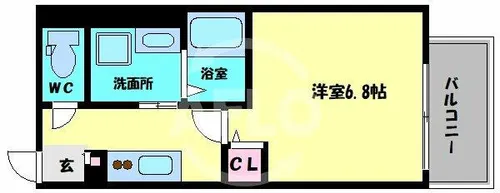 J’sGarden【3階】の間取り