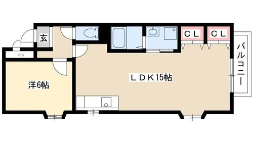 アンシャンテ【203号室】の間取り