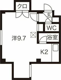 札幌アルタビル【2階】の間取り
