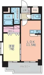 LEON篠崎橋【7階】の間取り