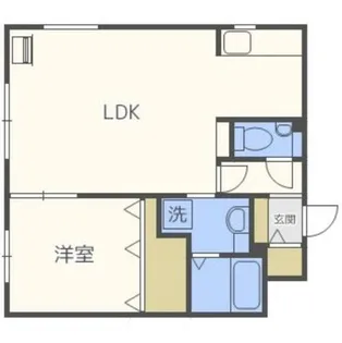 プレステージ知事公館【4階】の間取り