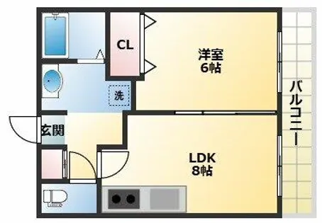 コンフォートソレイユ【1階】の間取り