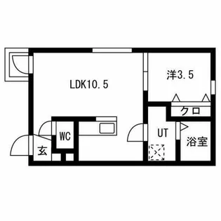 アグリフォーリオ【1階】の間取り