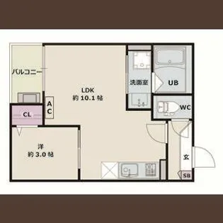 Jack shoho Ⅳ【3階】の間取り