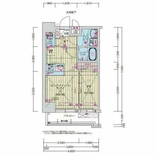 プレサンス高畑ルミア【12階】の間取り
