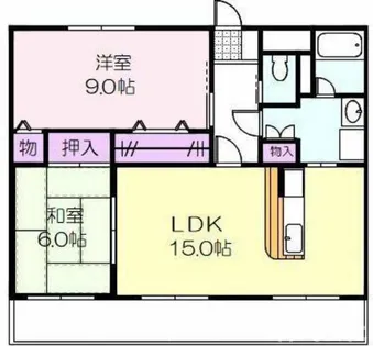 ロイヤルハイツ壱番館【202号室】の間取り