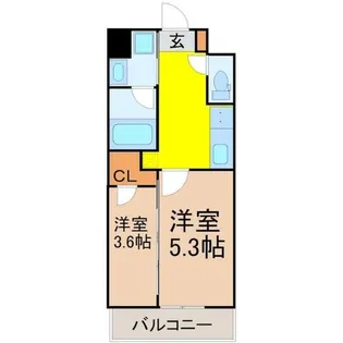 2Kの間取り画像