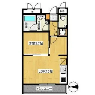 コンフォートシティ【4階】の間取り