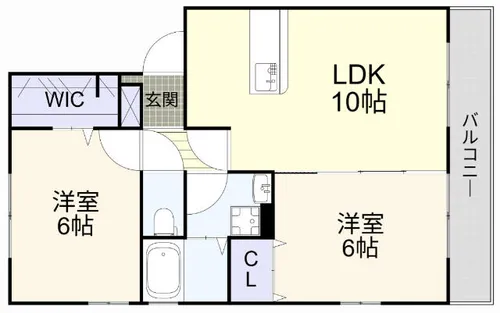 ハイムベフB棟【102号室】の間取り