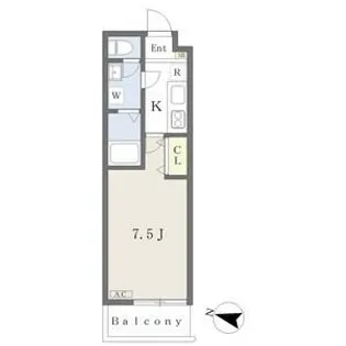 ルシエル吹上【2階】の間取り