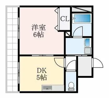 大阪府大阪狭山市茱萸木3丁目【マンション】の間取り